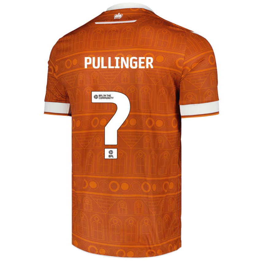 נשים Matthew Pullinger #0 כתום לבן הרחק ג'רזי 2025/26 חולצה קצרה