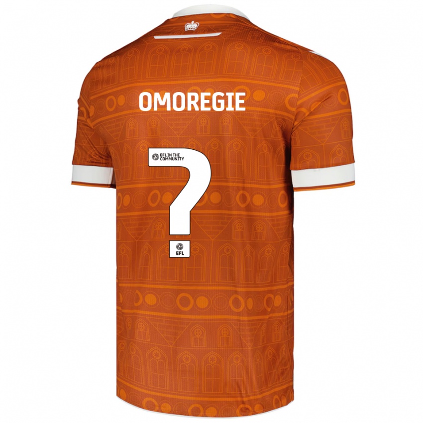 נשים Larry Omoregie #0 כתום לבן הרחק ג'רזי 2025/26 חולצה קצרה