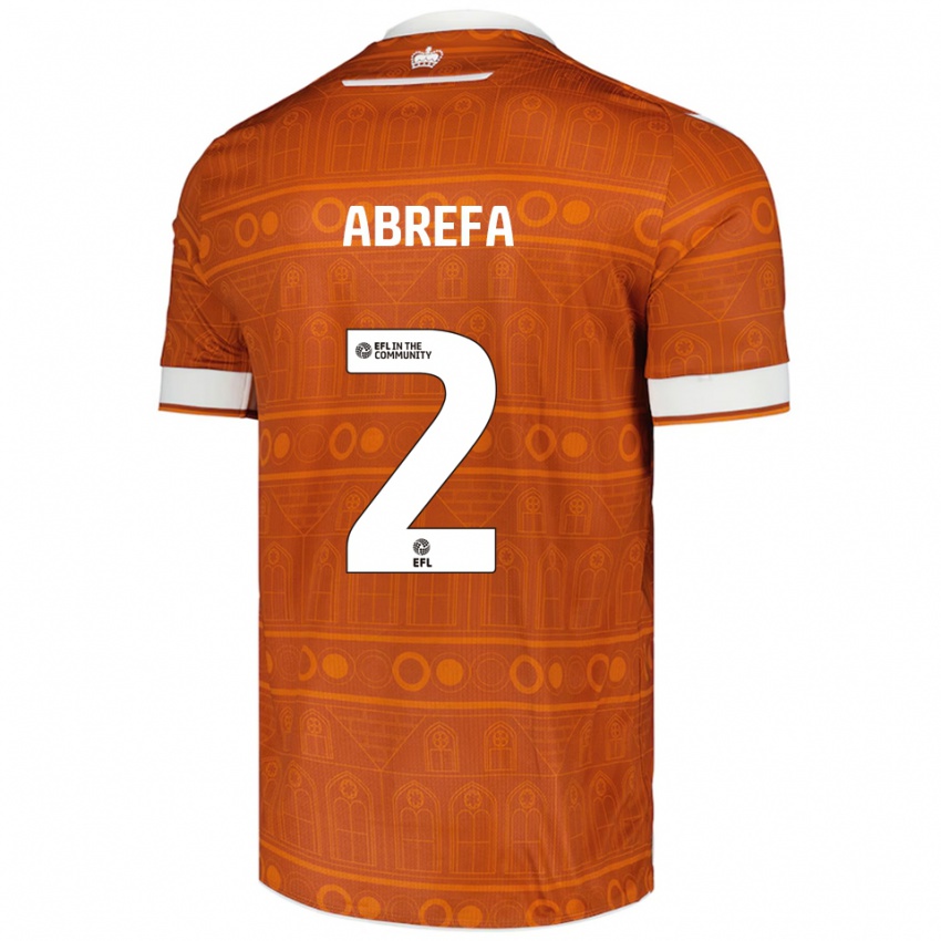 נשים קלווין אברפה #2 כתום לבן הרחק ג'רזי 2025/26 חולצה קצרה