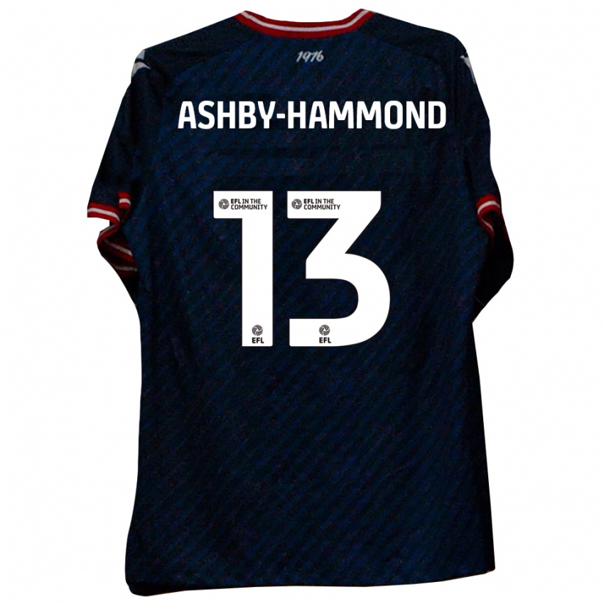 נשים טיי אשבי-האמונד #13 כחול נייבי אדום הרחק ג'רזי 2025/26 חולצה קצרה