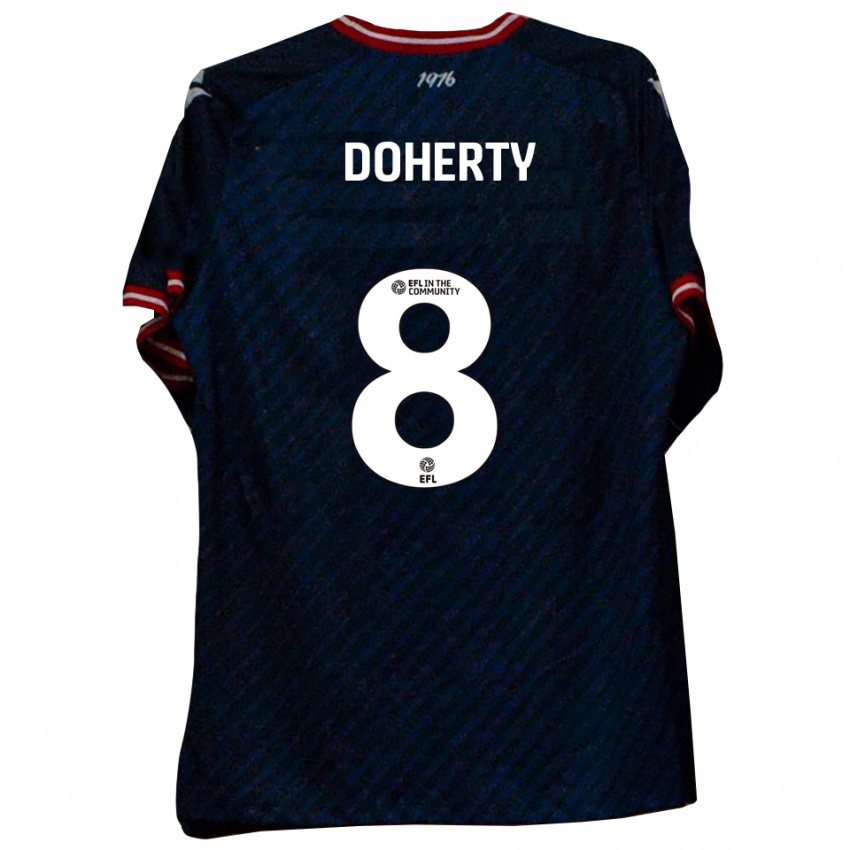 נשים Ryan Doherty #8 כחול נייבי אדום הרחק ג'רזי 2025/26 חולצה קצרה