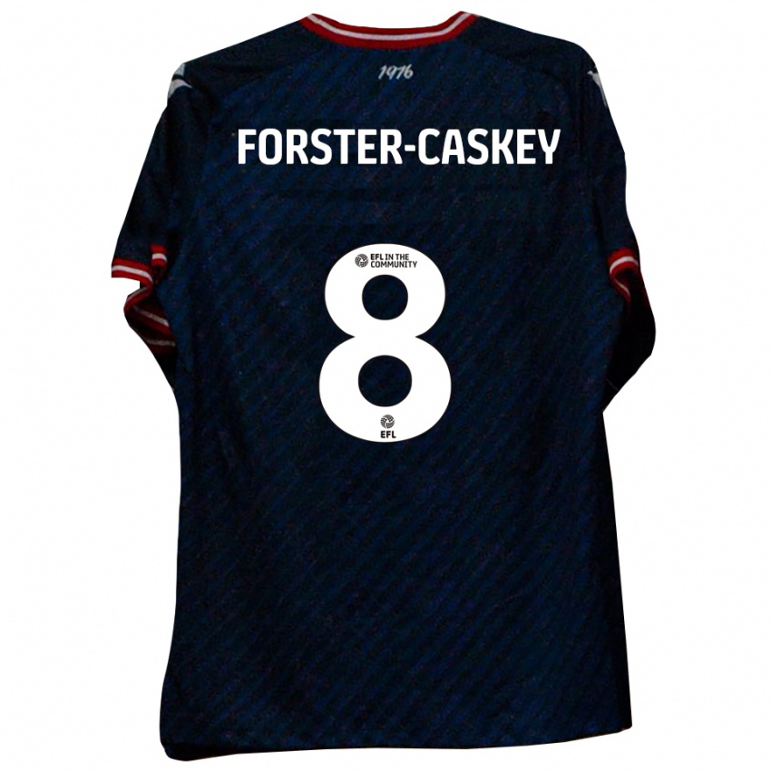 נשים ג'ייק פורסטר-קסקי #8 כחול נייבי אדום הרחק ג'רזי 2025/26 חולצה קצרה