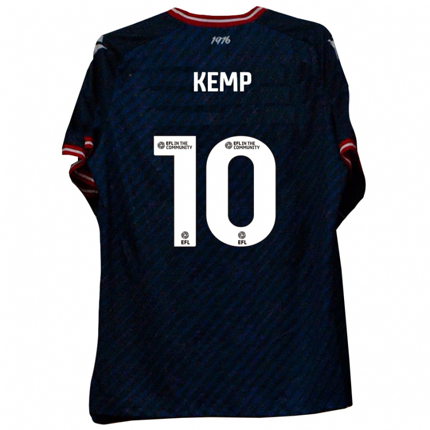 נשים דן קמפ #10 כחול נייבי אדום הרחק ג'רזי 2025/26 חולצה קצרה