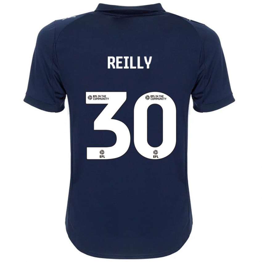 נשים Jack Reilly #30 כחול נייבי לבן הרחק ג'רזי 2025/26 חולצה קצרה