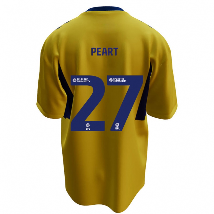 נשים ברודי פרט #27 צהוב כחול הרחק ג'רזי 2025/26 חולצה קצרה