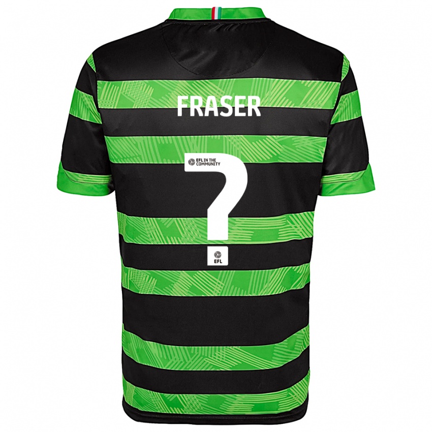 נשים Finlay Fraser #0 שחור ירוק הרחק ג'רזי 2025/26 חולצה קצרה