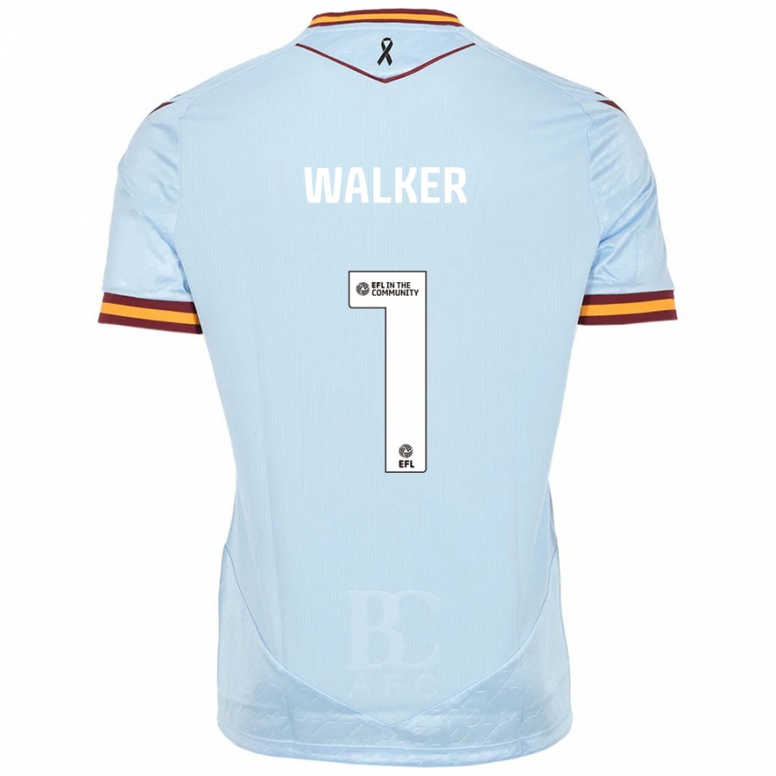 נשים Sam Walker #1 תכלת הרחק ג'רזי 2025/26 חולצה קצרה