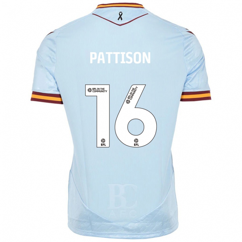 נשים אלכס פטיסון #16 תכלת הרחק ג'רזי 2025/26 חולצה קצרה