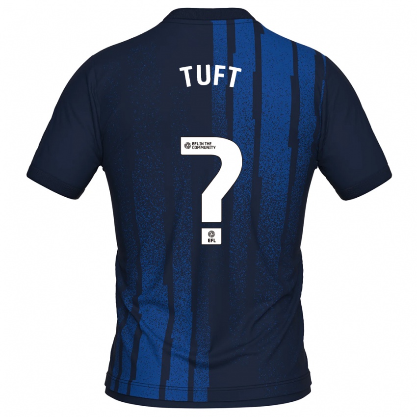 נשים Jacob Tuft #0 כחול נייבי לבן הרחק ג'רזי 2025/26 חולצה קצרה