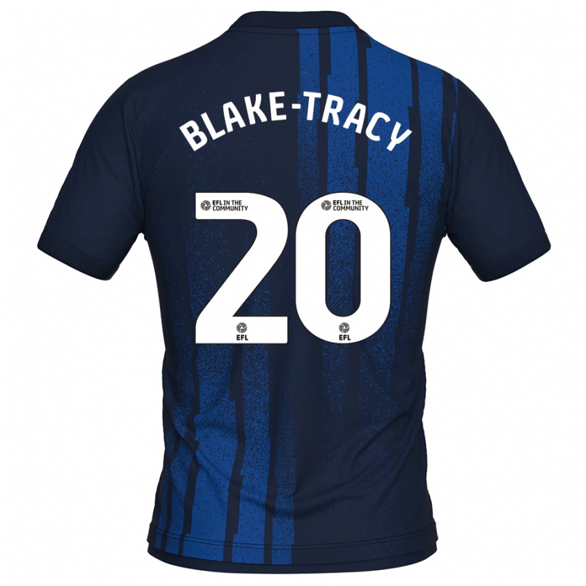 נשים פרייזר בלייק-טרייסי #20 כחול נייבי לבן הרחק ג'רזי 2025/26 חולצה קצרה