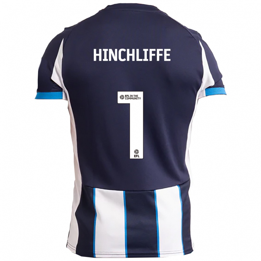 נשים בן הינצ'ליף #1 לבן כחול נייבי הרחק ג'רזי 2025/26 חולצה קצרה