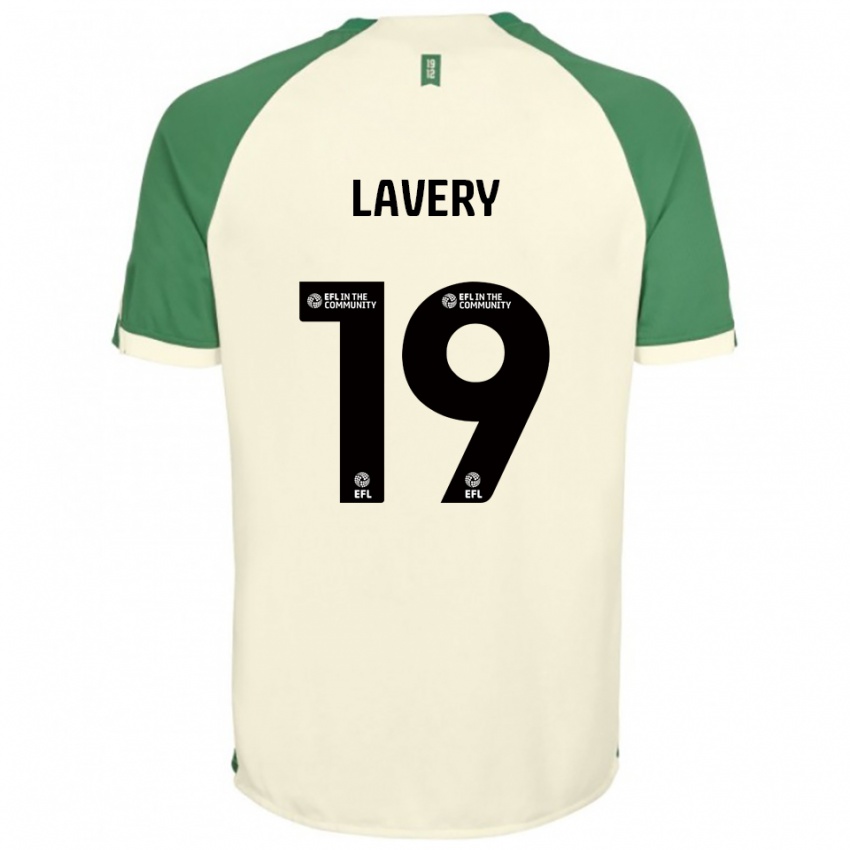 נשים שיין לאברי #19 לבן שמנת ירוק הרחק ג'רזי 2025/26 חולצה קצרה