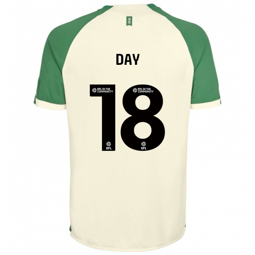 נשים Niamh Day #18 לבן שמנת ירוק הרחק ג'רזי 2025/26 חולצה קצרה