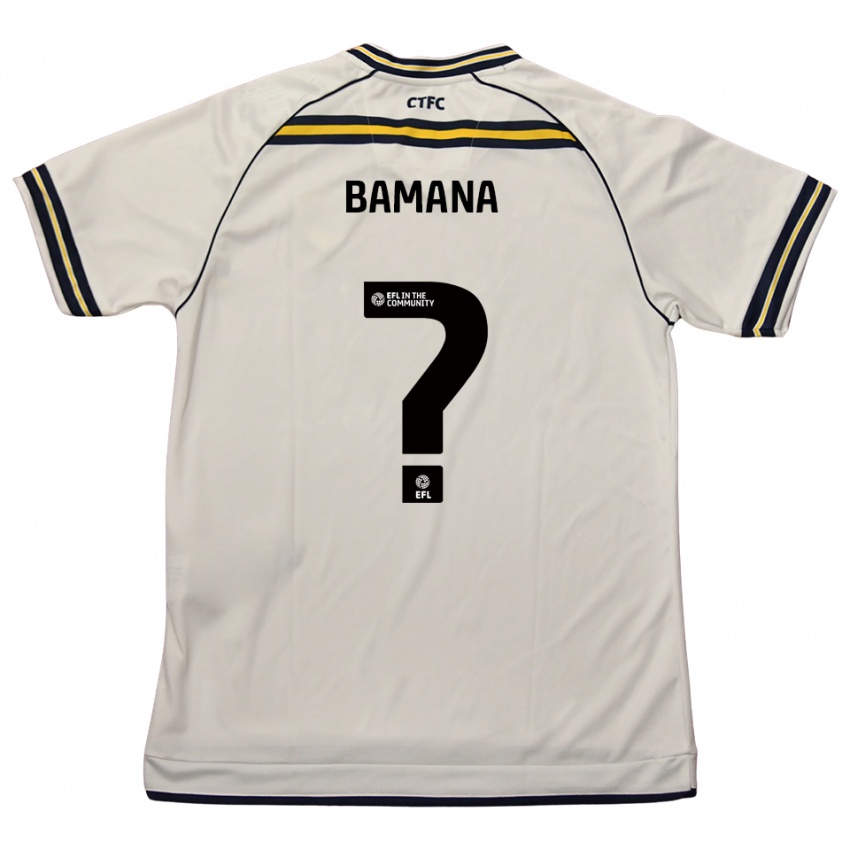 נשים Dan-Lewis Bamana #0 לבן כחול נייבי הרחק ג'רזי 2025/26 חולצה קצרה