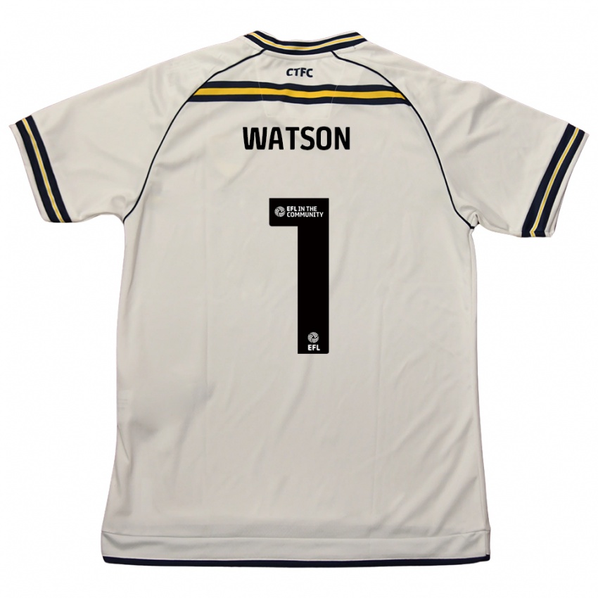 נשים Aimee Watson #1 לבן כחול נייבי הרחק ג'רזי 2025/26 חולצה קצרה