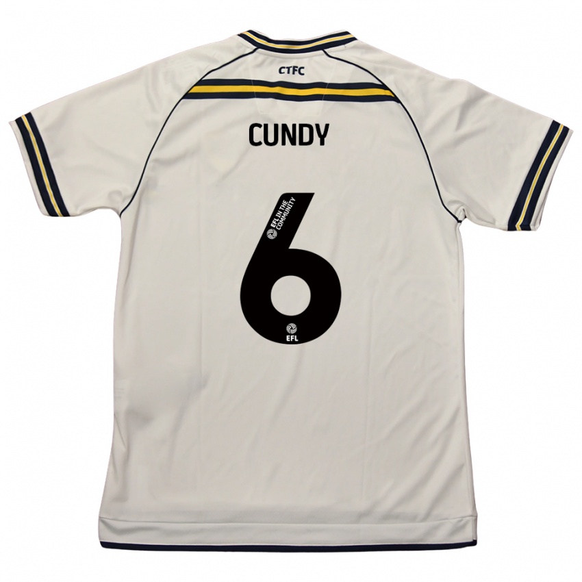 נשים רובי קאנדי #6 לבן כחול נייבי הרחק ג'רזי 2025/26 חולצה קצרה