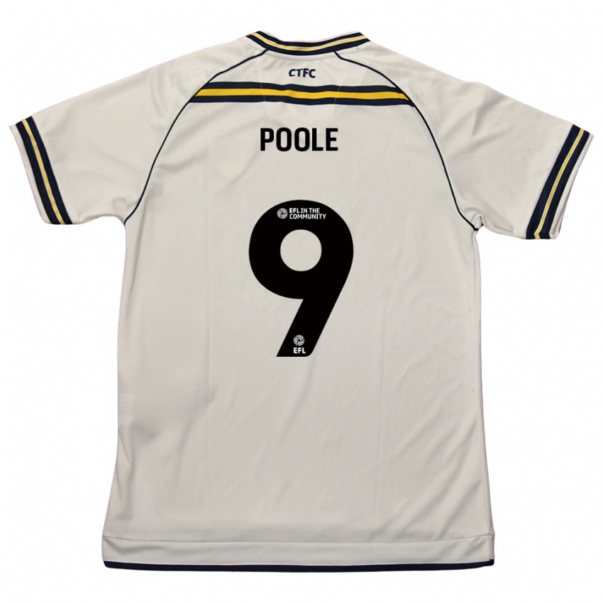 נשים פיבי פול #9 לבן כחול נייבי הרחק ג'רזי 2025/26 חולצה קצרה