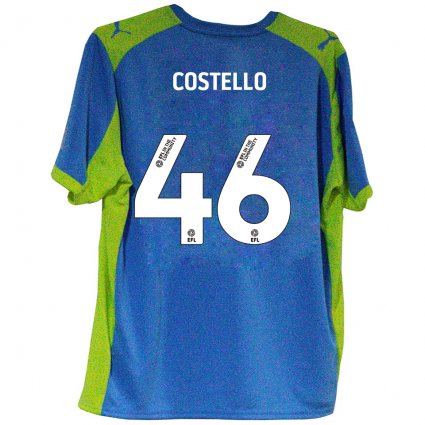 נשים קאלום קוסטלו #46 תכלת צהוב הרחק ג'רזי 2025/26 חולצה קצרה