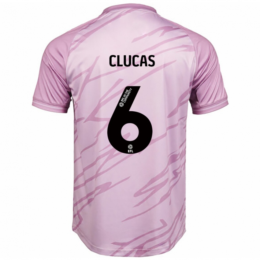 נשים סמואל ריימונד קלוקס #6 ורוד שחור הרחק ג'רזי 2025/26 חולצה קצרה