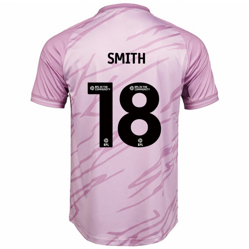 נשים Katy Smith #18 ורוד שחור הרחק ג'רזי 2025/26 חולצה קצרה