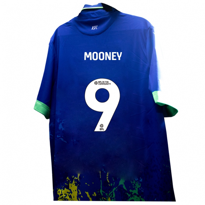 נשים קלסי מוני #9 כחול צהוב הרחק ג'רזי 2025/26 חולצה קצרה