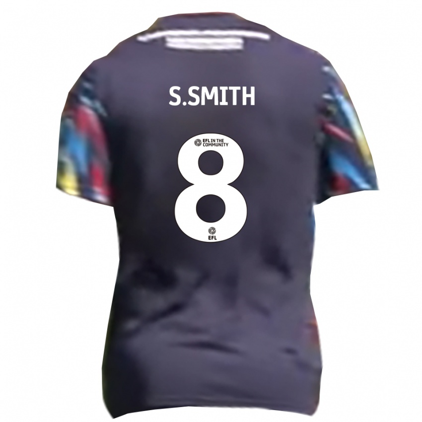 נשים Scott Smith #8 כחול נייבי צהוב אדום הרחק ג'רזי 2025/26 חולצה קצרה