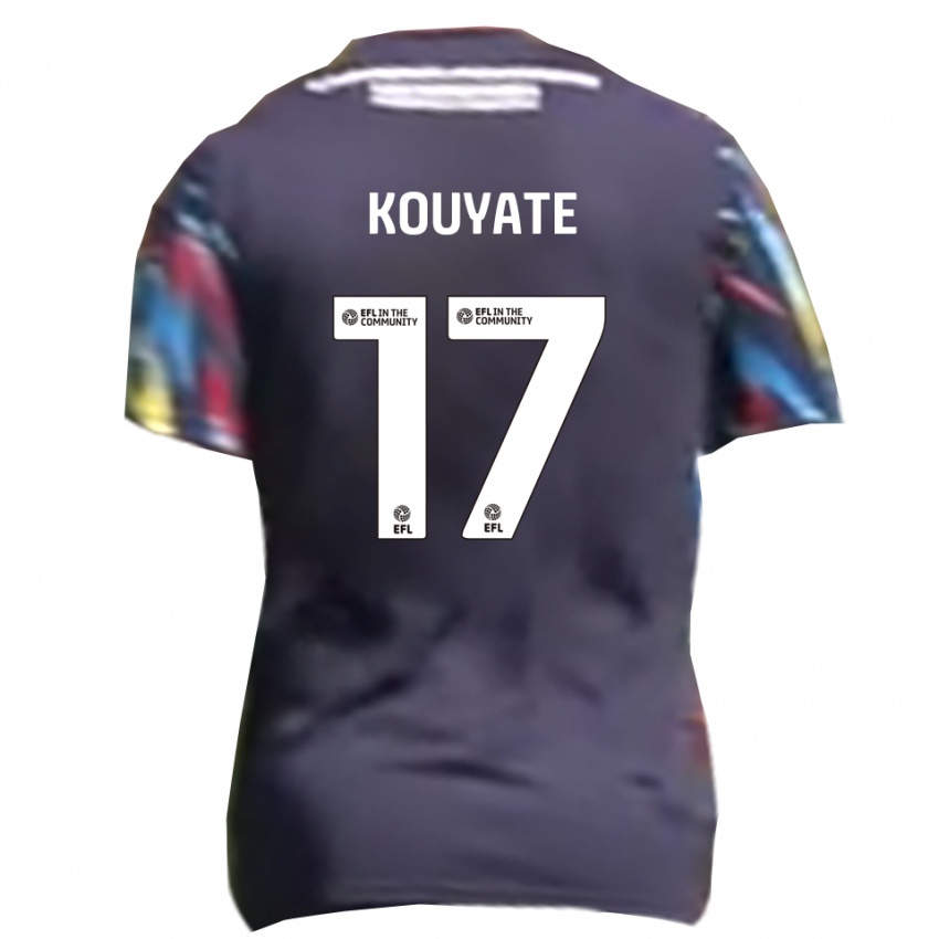 נשים Katia Kouyate #17 כחול נייבי צהוב אדום הרחק ג'רזי 2025/26 חולצה קצרה