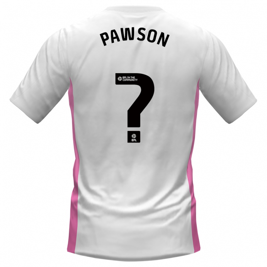 נשים Thomas Pawson #0 לבן אדום הרחק ג'רזי 2025/26 חולצה קצרה