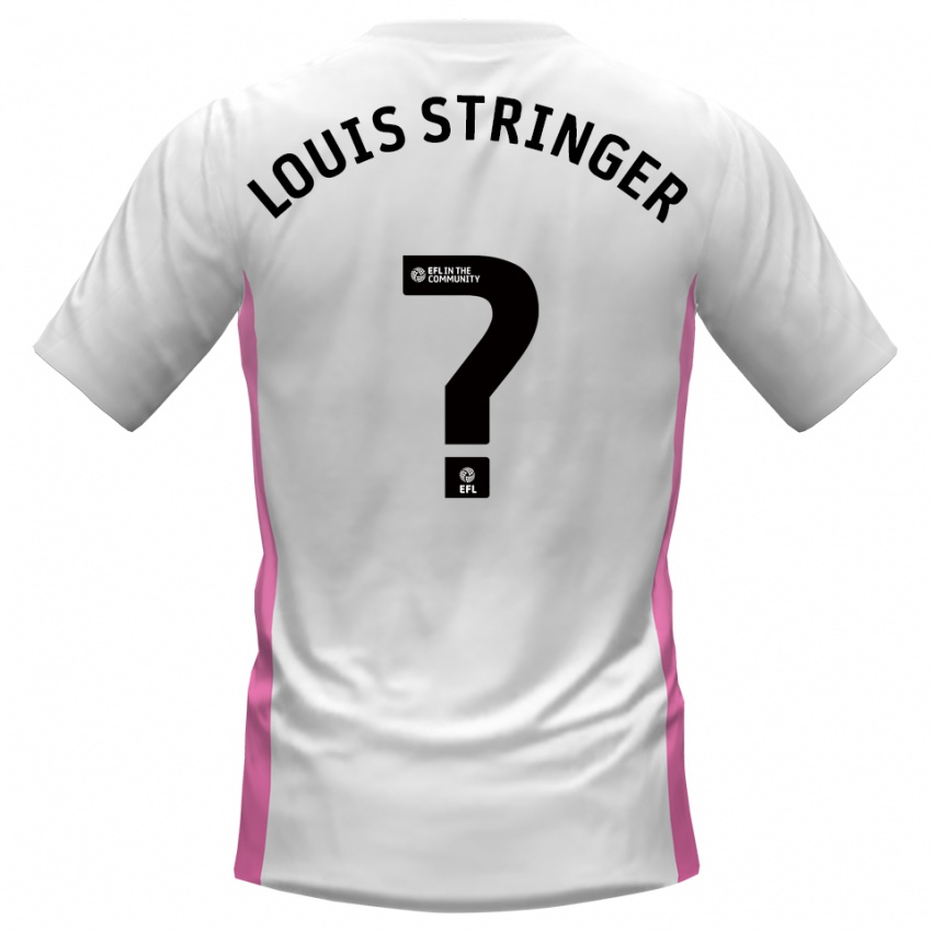 נשים Ashton Louis Stringer #0 לבן אדום הרחק ג'רזי 2025/26 חולצה קצרה