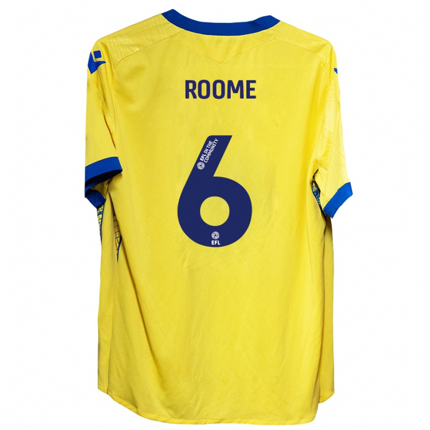 נשים Tahlia Roome #6 צהוב כחול הרחק ג'רזי 2025/26 חולצה קצרה