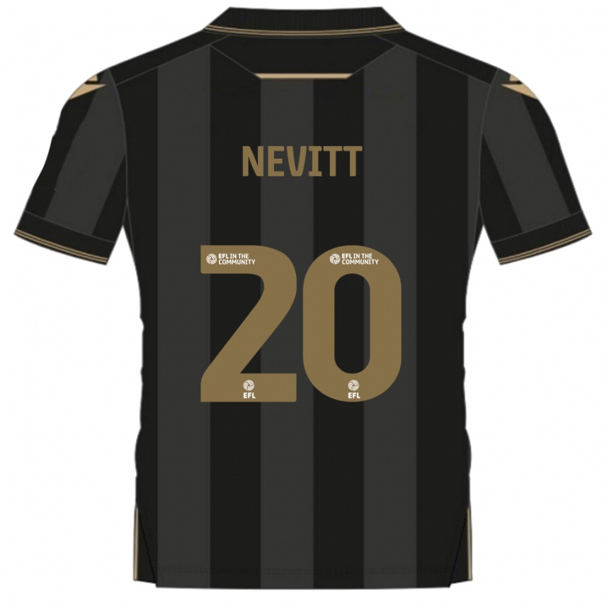 נשים אליוט נוויט #20 שחור זהב הרחק ג'רזי 2025/26 חולצה קצרה