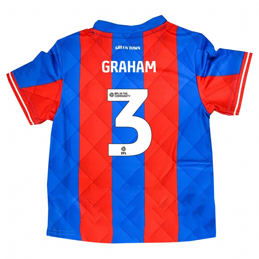 נשים Alex Graham #3 כחול אדום לבן הרחק ג'רזי 2025/26 חולצה קצרה