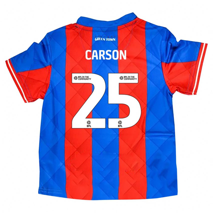 נשים מאטי קרסון #25 כחול אדום לבן הרחק ג'רזי 2025/26 חולצה קצרה