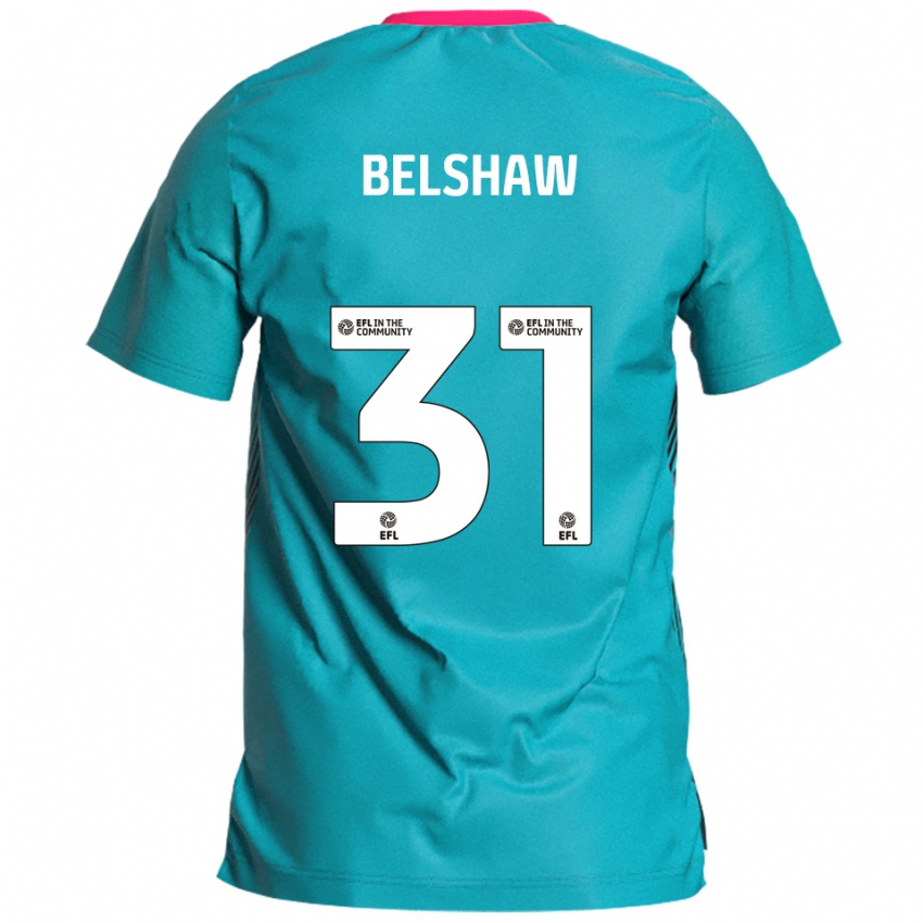 נשים ג'יימס בלשו #31 תכלת ורוד הרחק ג'רזי 2025/26 חולצה קצרה