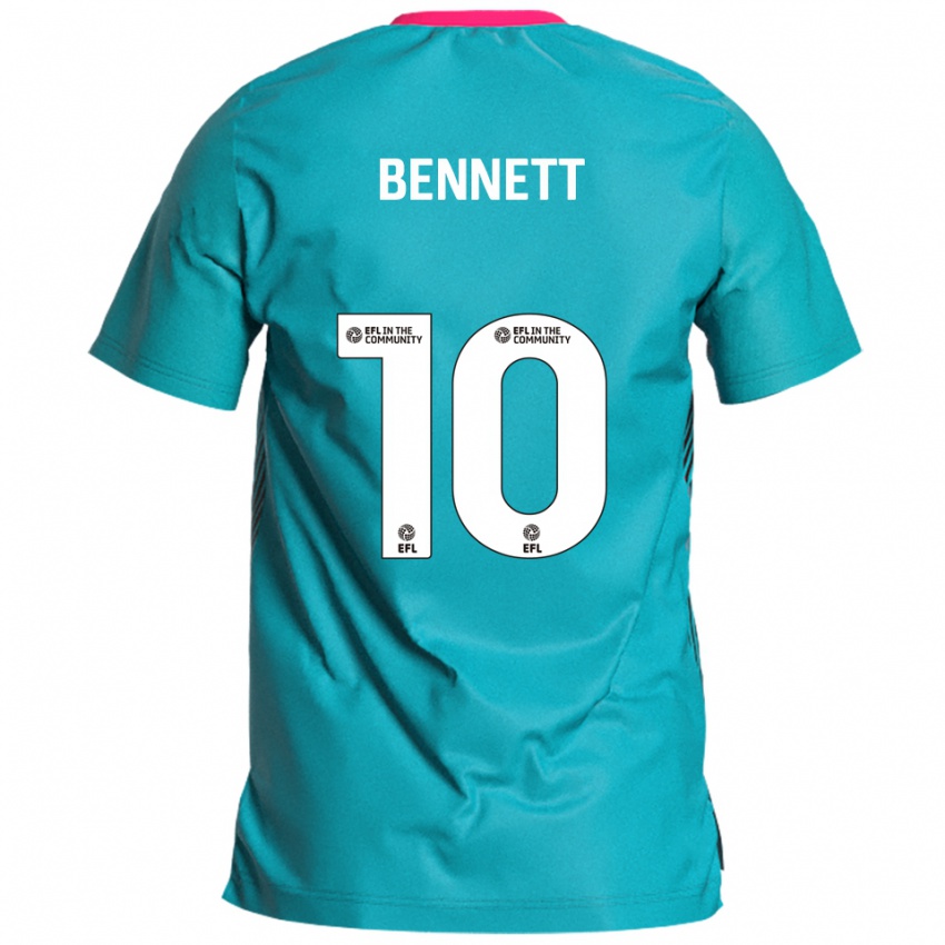 נשים מייסון בנט #10 תכלת ורוד הרחק ג'רזי 2025/26 חולצה קצרה