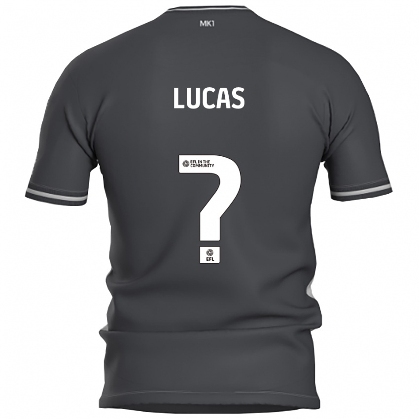 נשים Dani Lucas #0 אפור כסוף הרחק ג'רזי 2025/26 חולצה קצרה