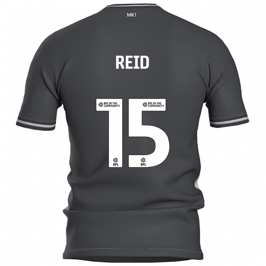 נשים Mia Reid #15 אפור כסוף הרחק ג'רזי 2025/26 חולצה קצרה