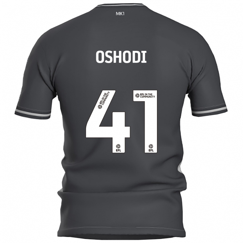 נשים Olivia Oshodi #41 אפור כסוף הרחק ג'רזי 2025/26 חולצה קצרה