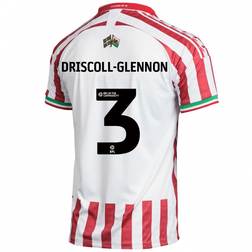 נשים אנתוני דריסקול-גלנון #3 אדום לבן הרחק ג'רזי 2025/26 חולצה קצרה