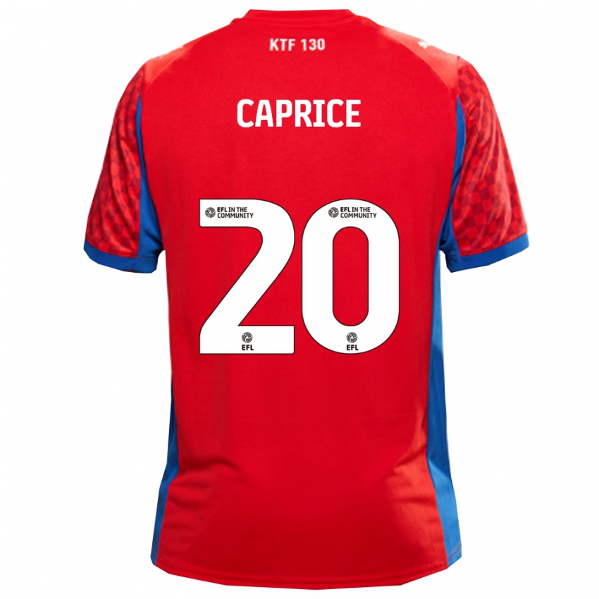 נשים ג'ייק קאפריס #20 אדום כחול הרחק ג'רזי 2025/26 חולצה קצרה