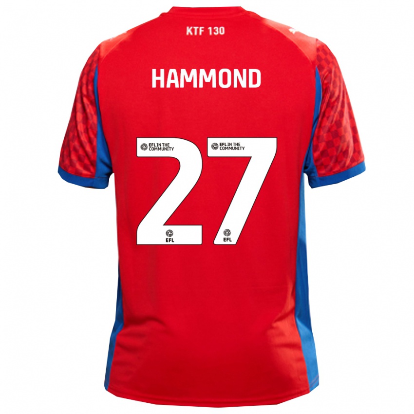 נשים אולי האמונד #27 אדום כחול הרחק ג'רזי 2025/26 חולצה קצרה