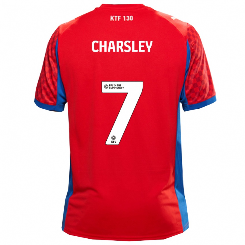 נשים הארי צ'ארסלי #7 אדום כחול הרחק ג'רזי 2025/26 חולצה קצרה