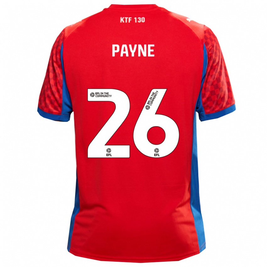 נשים קאי פייני #26 אדום כחול הרחק ג'רזי 2025/26 חולצה קצרה