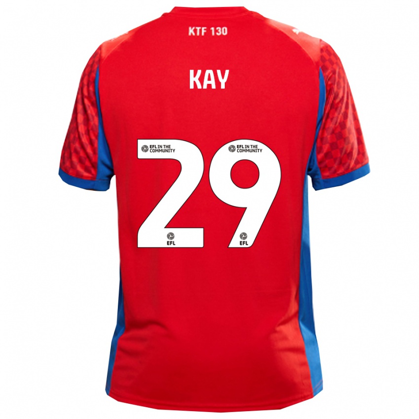 נשים ג'וש קיי #29 אדום כחול הרחק ג'רזי 2025/26 חולצה קצרה