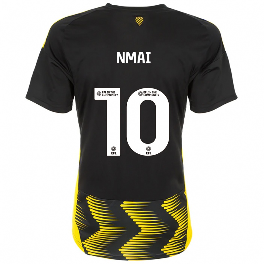 נשים Kelly Nmai #10 שחור צהוב הרחק ג'רזי 2025/26 חולצה קצרה