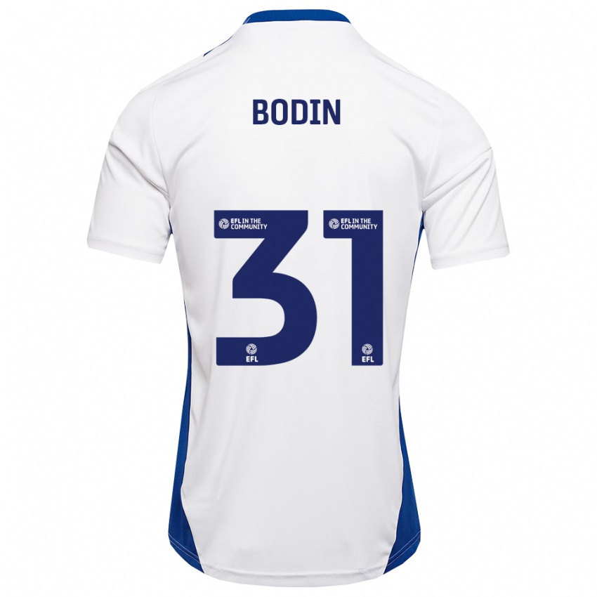 נשים בילי בודין #31 לבן כחול הרחק ג'רזי 2025/26 חולצה קצרה