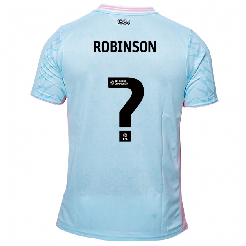 נשים Cloe Robinson #0 תכלת ורוד הרחק ג'רזי 2025/26 חולצה קצרה