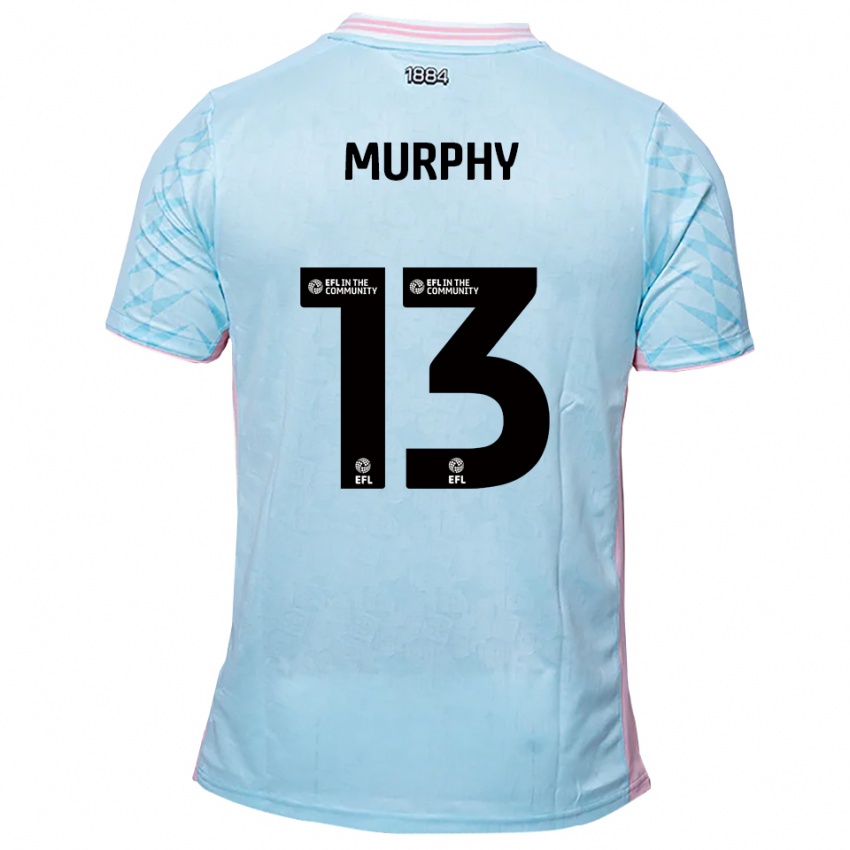 נשים Joe Murphy #13 תכלת ורוד הרחק ג'רזי 2025/26 חולצה קצרה