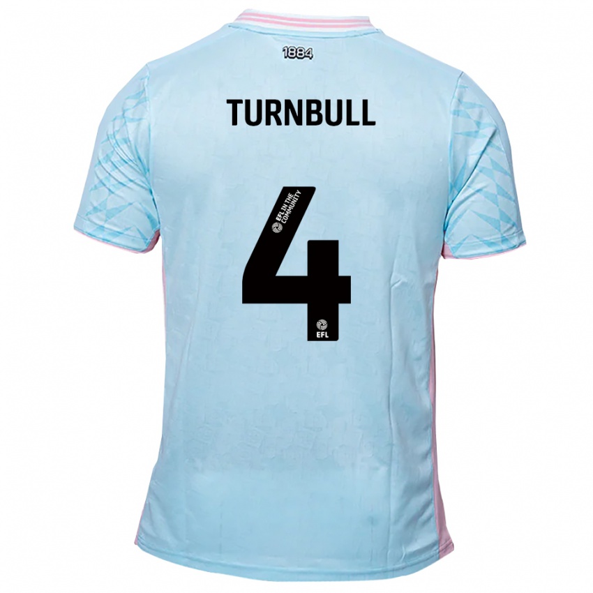 נשים ג'ורדן טרנבול #4 תכלת ורוד הרחק ג'רזי 2025/26 חולצה קצרה