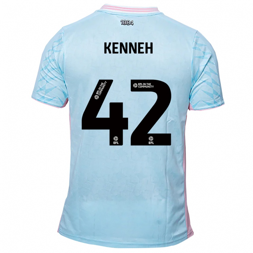 נשים נוהאן קנה #42 תכלת ורוד הרחק ג'רזי 2025/26 חולצה קצרה